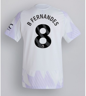 Manchester United Bruno Fernandes #8 Udebanetrøje 2025-26 Kortærmet